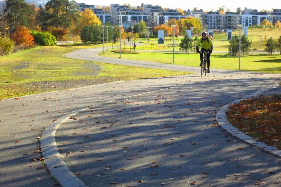 Grønne Sykkelruter, Oslo: Lysaker – Rolfsbukta – Storøyodden – Lysaker