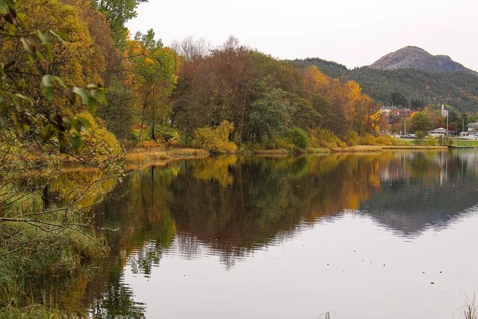Green Cycle Routes, Bergen: Orrtuvatnet round