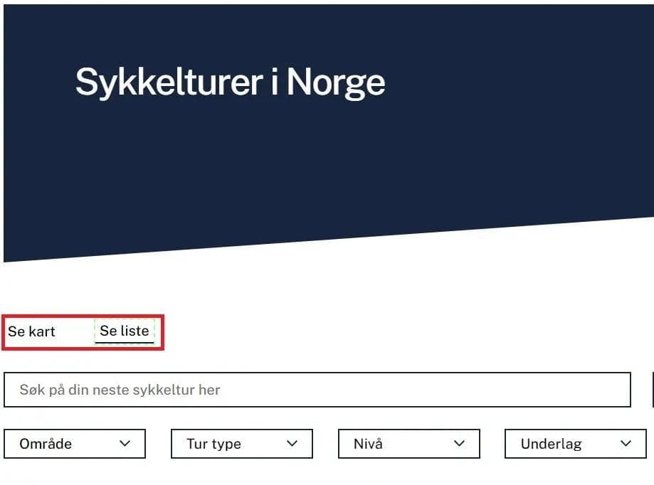 Navigering_liste og kart