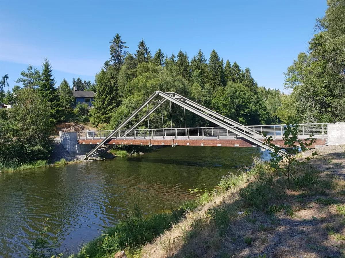Lørenskog Langvannet gangbru