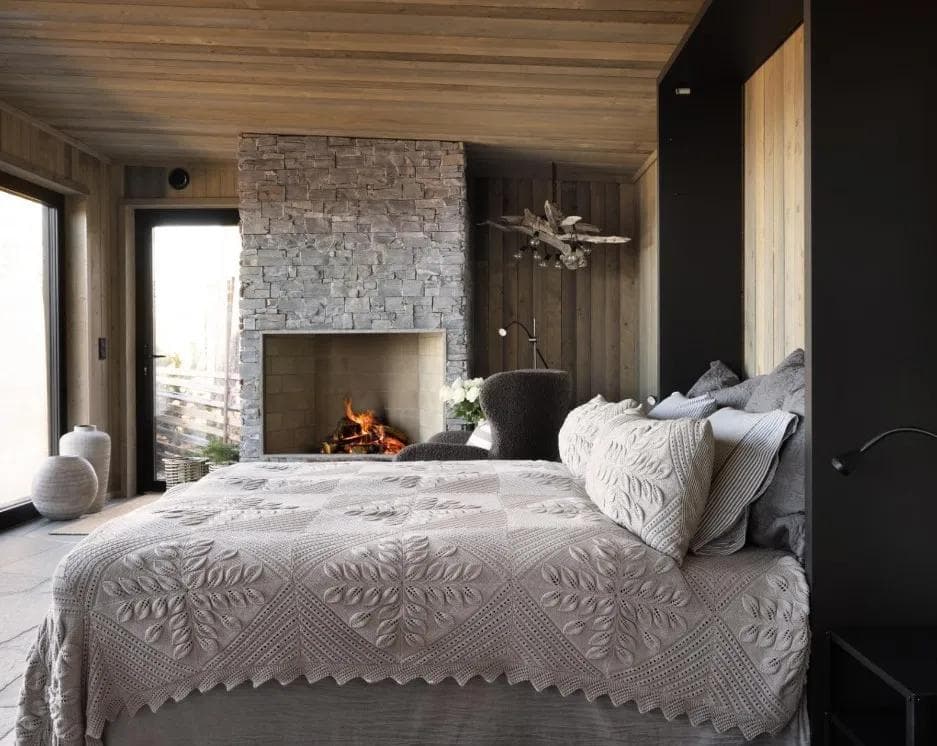 Mjøsli Lodge vinterhagen soverom