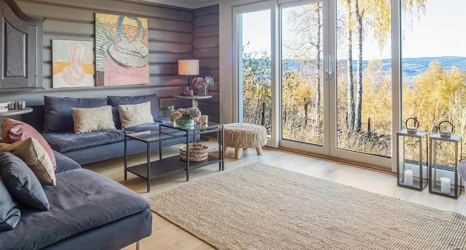 Mjøsli Lodge Einebu stue