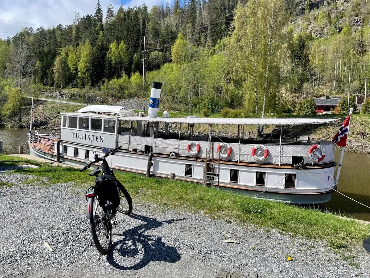 Unionsleden Haldenkanalen båt Orje