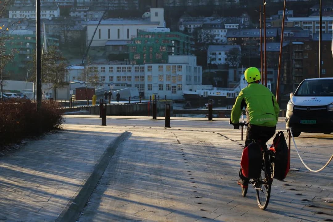 Grønne Sykkelruter, Bergen: Småpudden – Nygårdsparken – Nonnestien
